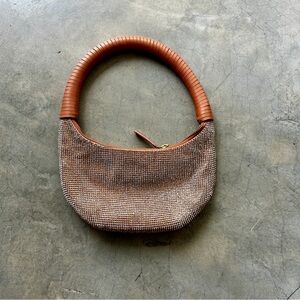 STAUD 🤎 Pepper Crystal Bag in Brown